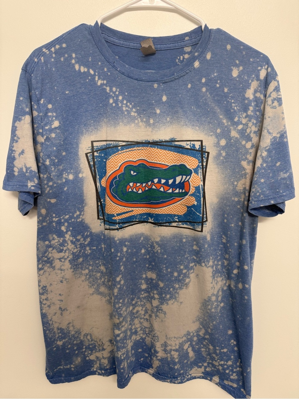 Gildan University of Florida Blue Tie-Dye Short Sleeve T-Shirt